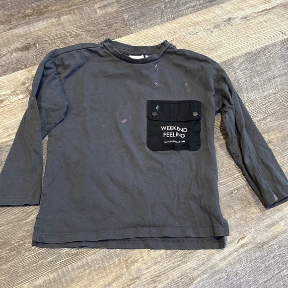 ZARA Weekend Feeling Shirt - Picture 1 of 4